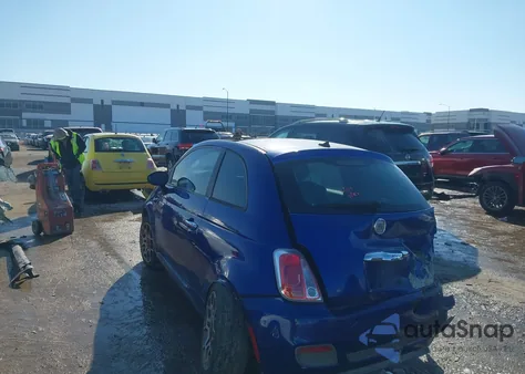 2012 Fiat 500 Sport from USA, damaged, VIN 3C3CFFBR8CT229368